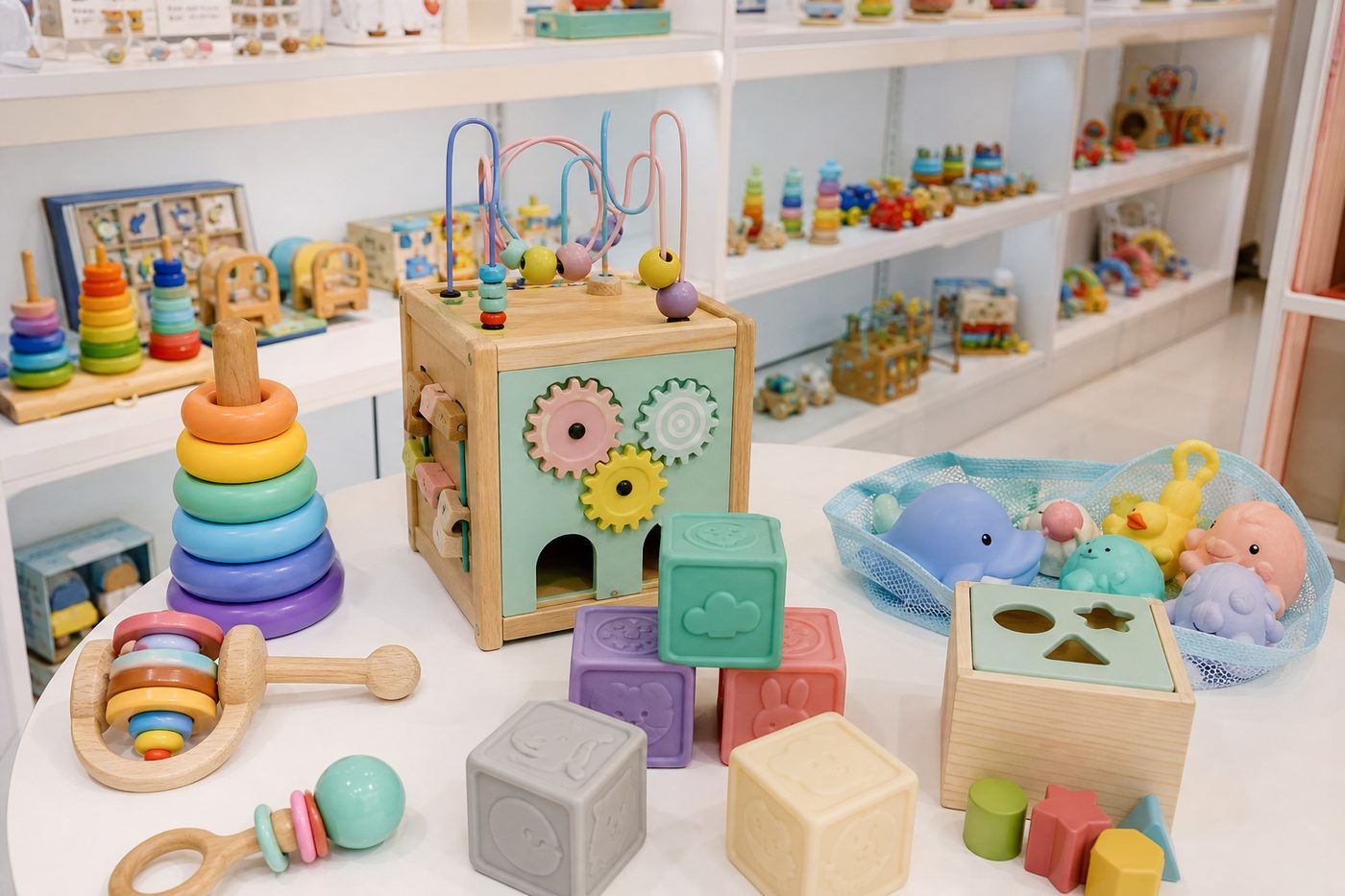 Early-play toys for babies and toddlers