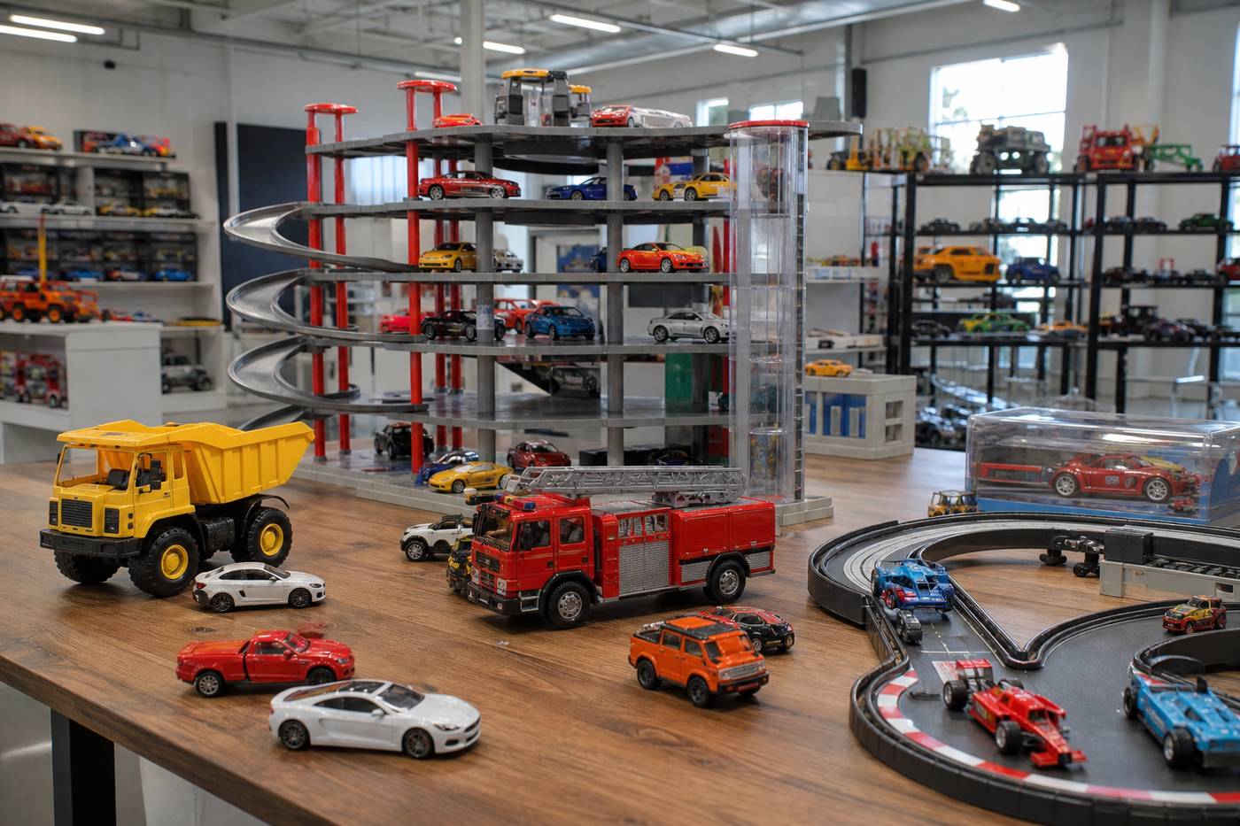 Remote-control and moving toy vehicles