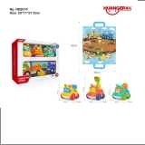 Cartoon Construction Vehicles + Bags (Cement Mixer + Dump Truck + Excavator) product reference CHT341012